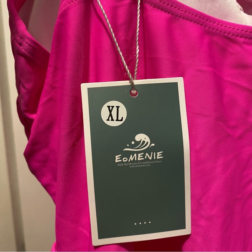 Chic Hot Pink Swim Coverup - Picture 7 of 7